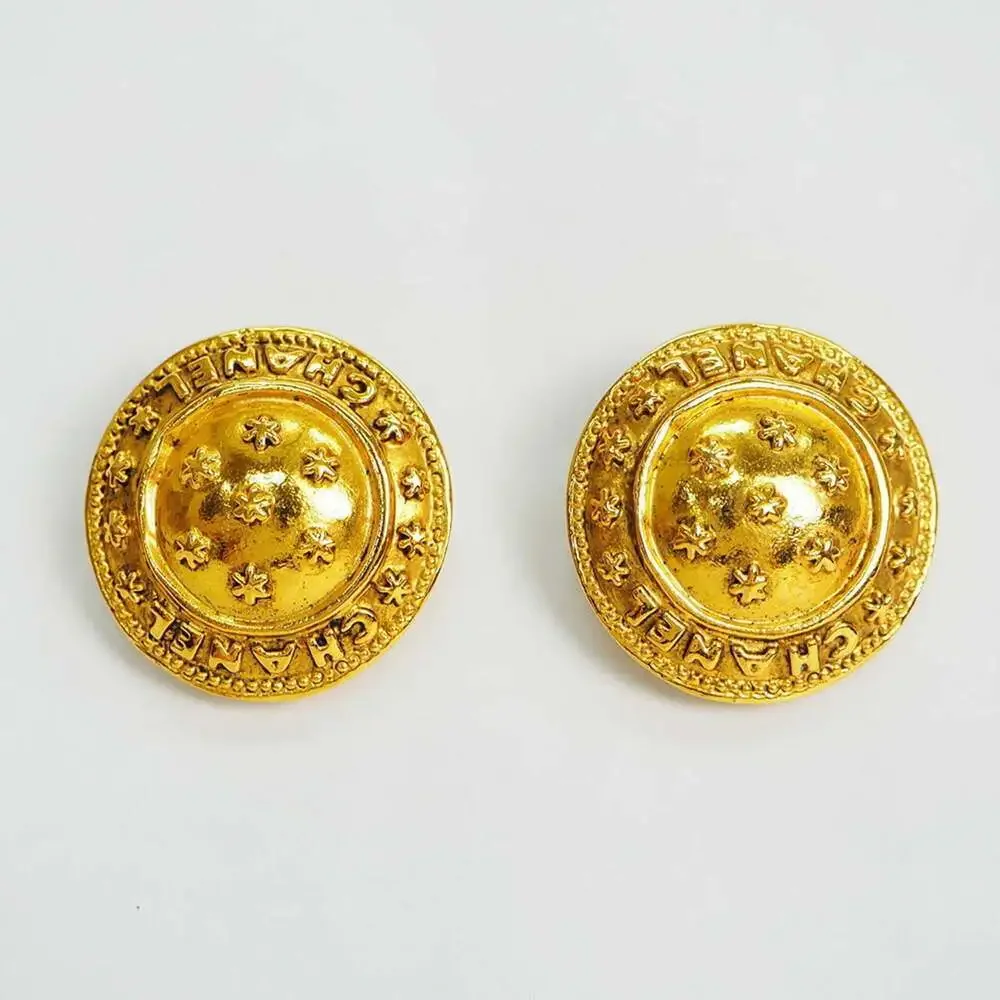 CHANEL Gold Earrings